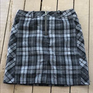 Flannel skirt